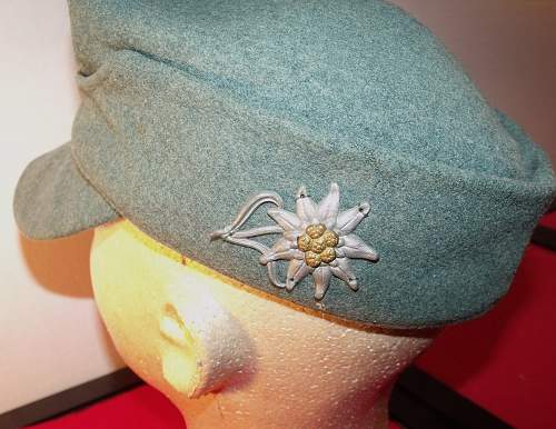 M43 Polizei Cap w/ Edelweiss