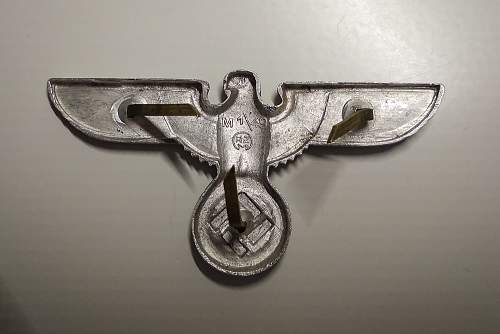 NSDAP Political Visor Cap Eagle RZM M1/49 for Review, Please