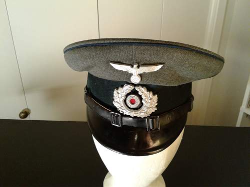 Heer Medical EM/NCO Visor Cap