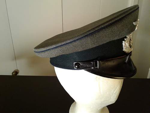 Heer Medical EM/NCO Visor Cap