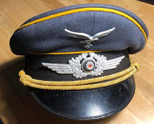 Luftwaffe officer's cap?