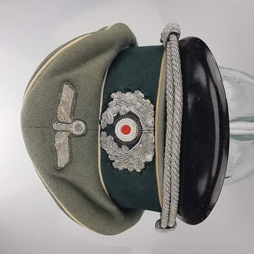 Infantry visor cap
