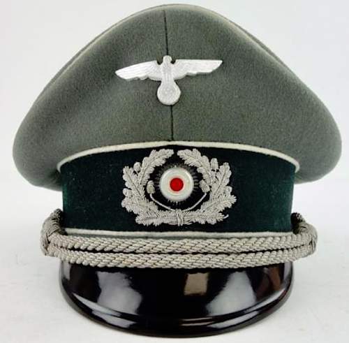 Wehrmacht Officer's Schirrmutze