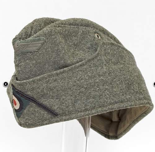 Heer Pionier EM M34 type overseas cap