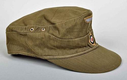 M40 Tropical 'DAK' cap for review - F. Weissbach, Glauchau (E41)