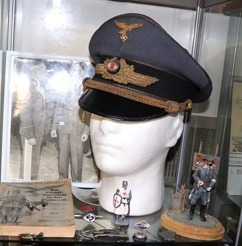 Some Luftwaffe visor caps and other things....