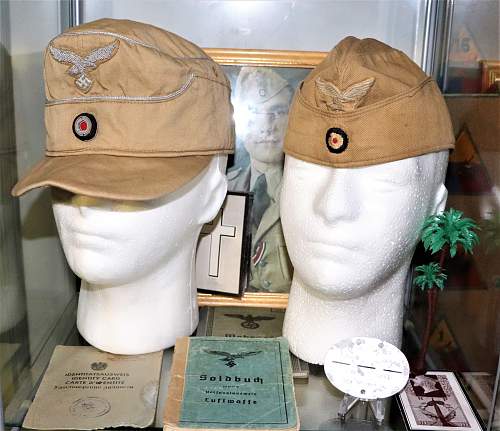 Some Luftwaffe visor caps and other things....