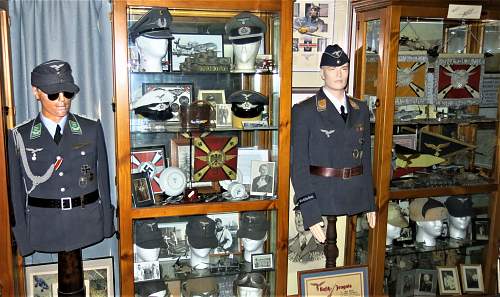 Some Luftwaffe visor caps and other things....