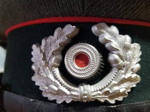 EREL NCO/EM artillery visor cap