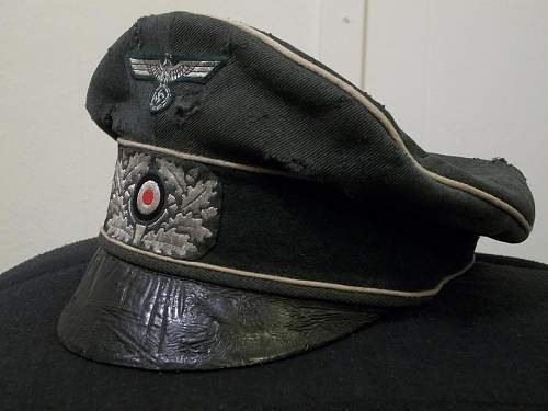 My new Heer infantry field visor cap (Feldmutze alter Art)