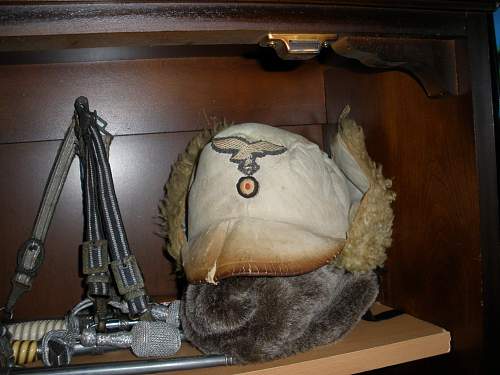 I got it the Luftwaffe fur hat!