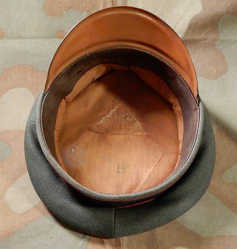 Nebeltruppen enlisted grade visor cap.