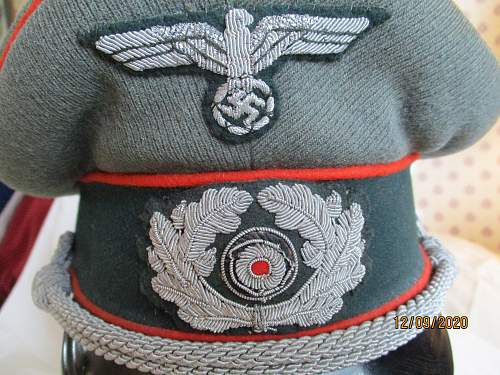 Feldgendarmerie Officer visor cap - EREL