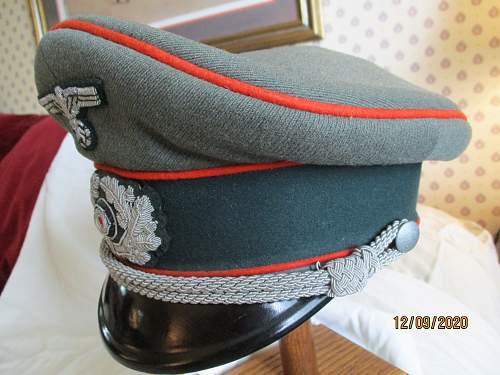 Feldgendarmerie Officer visor cap - EREL