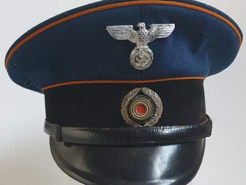 REICHSPOST WWII visor cap