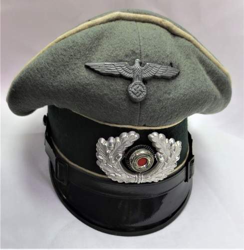 WWII Nazi German Army “Other ranks” Peaked cap (Schirmmütze), fine condition