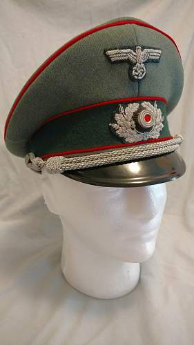 Heer Arty officers visor