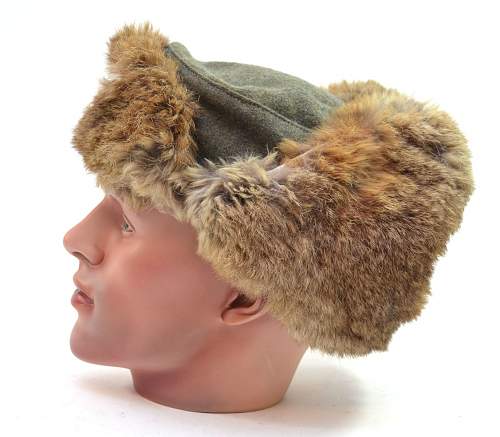 Original Wehrmacht Winter Pelmütze?