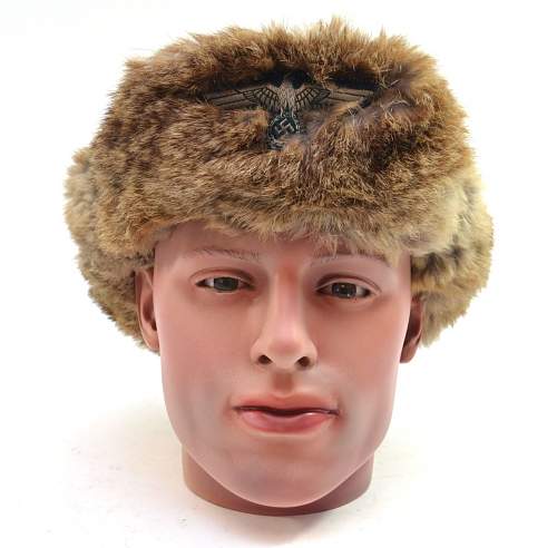 Original Wehrmacht Winter Pelmütze?