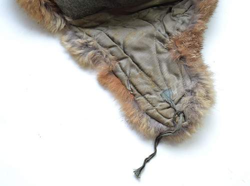 Original Wehrmacht Winter Pelmütze?