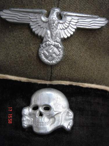 Waffen SS Officer's schirmutze