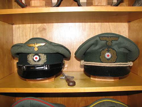 Kriegsmarine Coastal Artillery NCO schirmutze