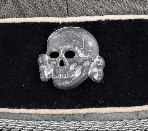 Waffen-SS officer visor cap - genuine?