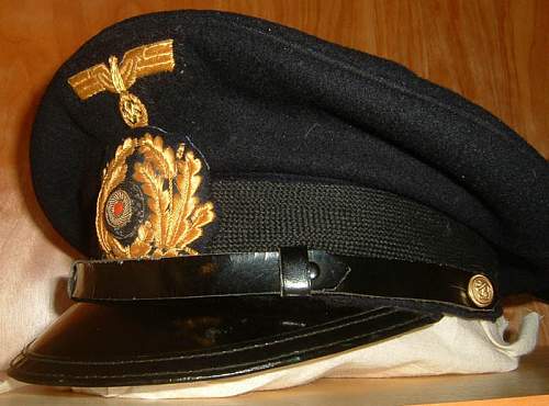 Kriegsmarine NCO's schirmutze