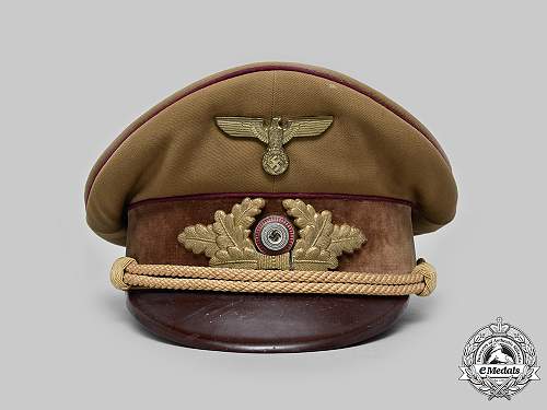 Visor cap NSDAP level GAU