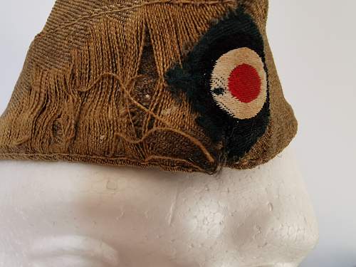 M34 cap made from British side cap