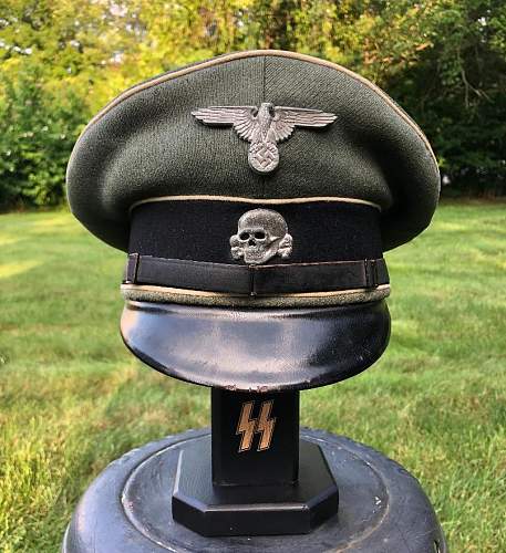 Waffen SS Visor Cap