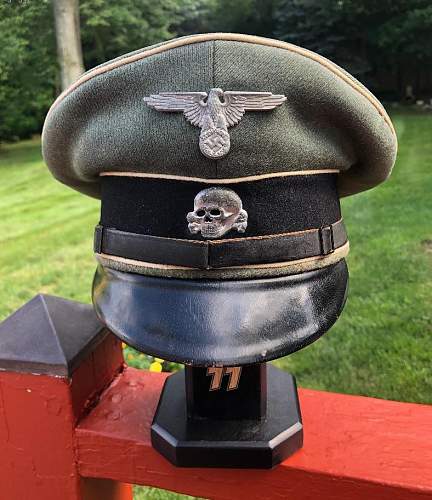 Waffen SS Visor Cap