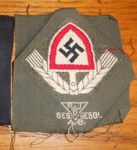 RAD-Arbeitsdienst officer's cap original?