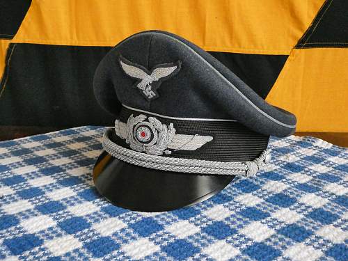 Erel Luftwaffe officer's visor