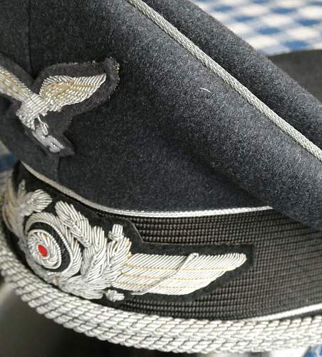 Erel Luftwaffe officer's visor