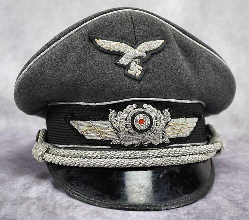 Assistance with Luftwaffe Officers Visor
