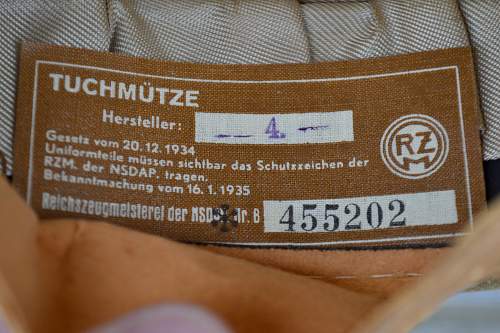 NSDAP Ortsgruppenleiter cap for review