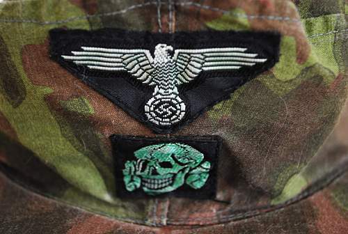 Waffen SS   Camo Cap    12./Hitlerjugend