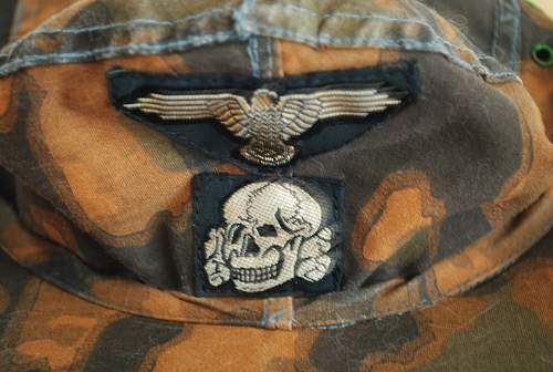 Waffen SS   Camo Cap    12./Hitlerjugend