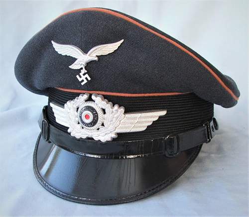 Is this Luftwaffe Signals NCO Visor real or fake