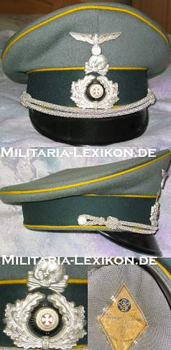Assistance with Heer Cavalry 5th KAV EM/NCO visor