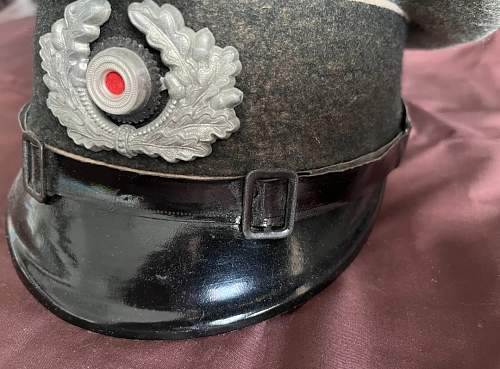 ww2 german infantry nco visor cap help needed