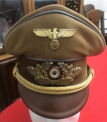 NSDAP Ortz Visor Cap