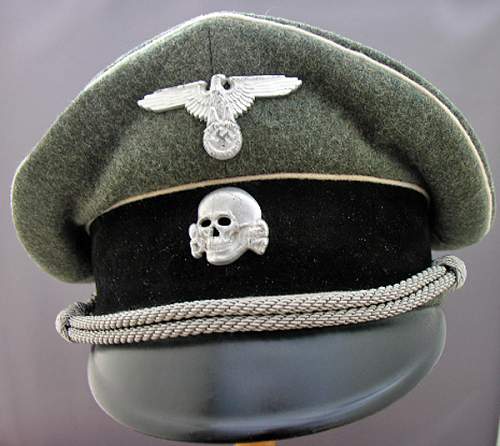 W-SS Officer's Schirmmütze