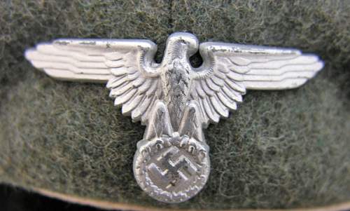 W-SS Officer's Schirmmütze