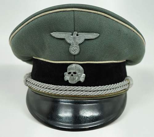 Assistance with Waffen SS Officer Visor by Clemens Wagner