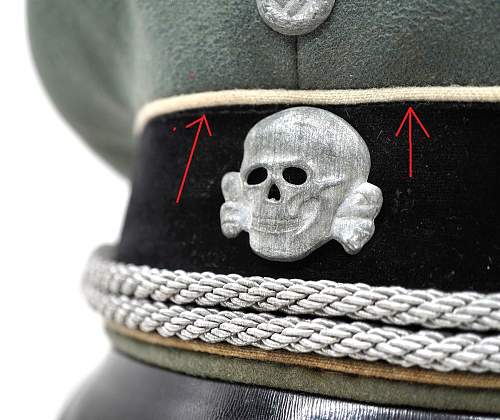 Assistance with Waffen SS Officer Visor by Clemens Wagner