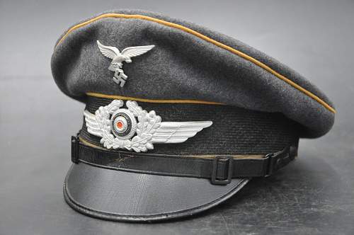 Assistance with Luftwaffe FJ EM/NCO Visor