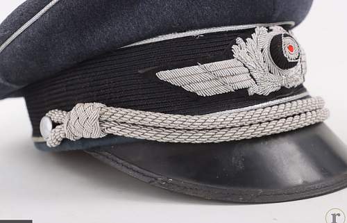 Luftwaffe Officers Schirmmütze.