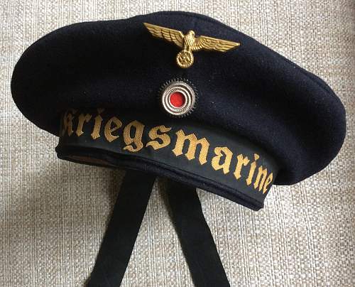 Kriegsmarine Tellermütze